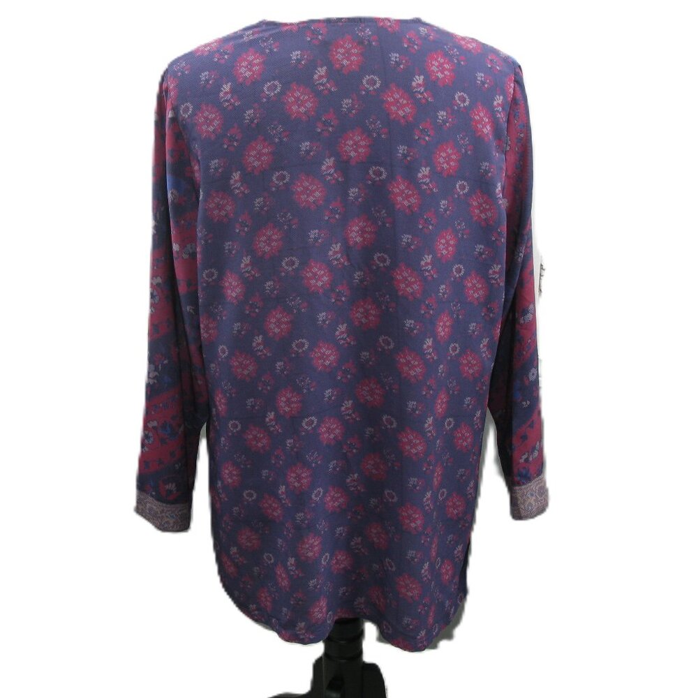 Biba Patterned Tunic Blouse Size Medium ? - image 4